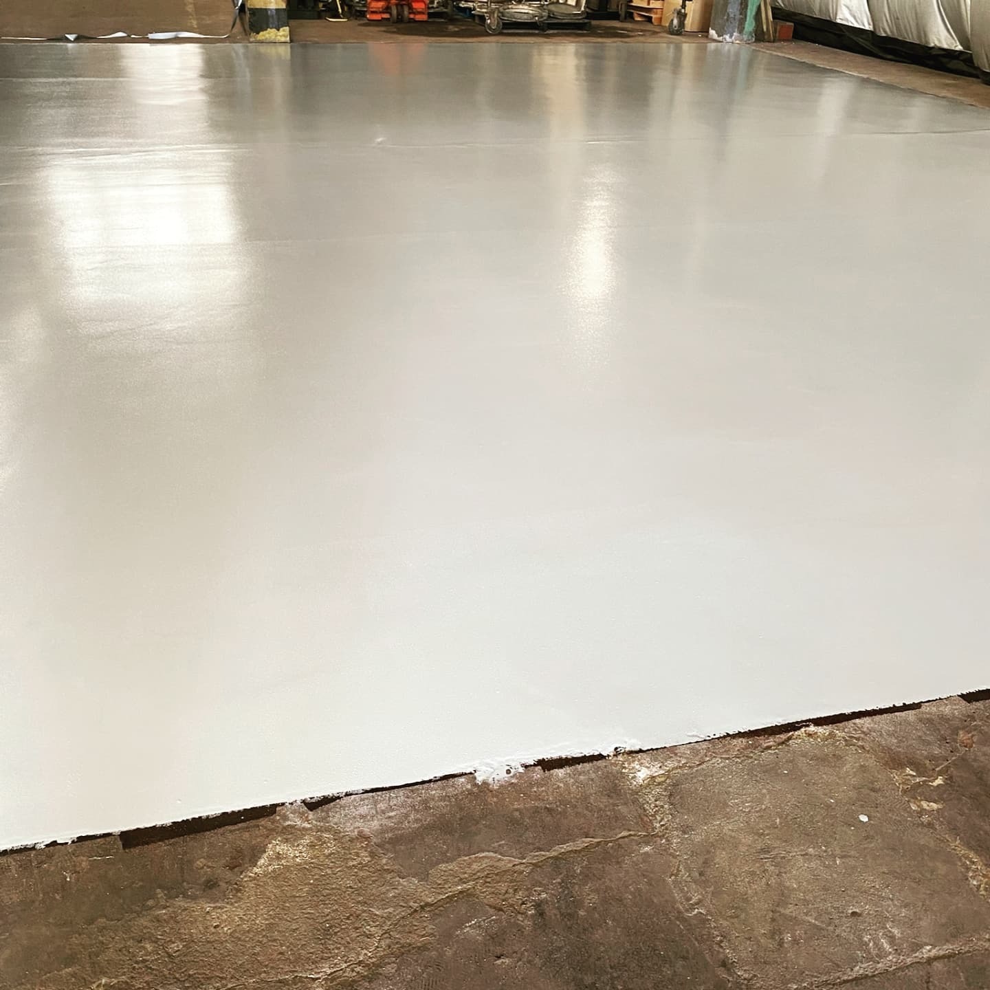 Detroit Historical Society finished epoxy coating detail
